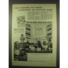 1949 Ivory Soap Ad - Cleanliness an Exciting Game