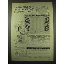 1949 Ivory Soap Ad - Encourage Cleanliness Habits