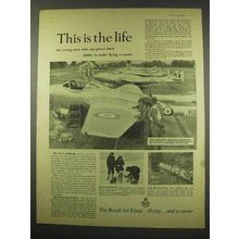1956 Royal Air Force Ad - This is The Life