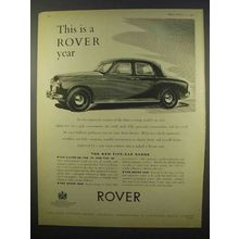 1956 Rover 105R Car Ad - This is a Rover Year