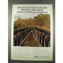 1974 Southern Railway Ad - Double Tire Fabric Shipments