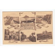 Multiview of Penzance Cornwall Postcard Frith's Series