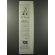 1930 J.C. Deagan Tower Chimes Ad - A new and beautiful idea