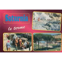 Saturnia La Terme Italian Aquatic Rare Postcard
