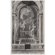 Basilica Di San Pietro Altare Della Madonna Tabitha Italiy Real Photo Postcard