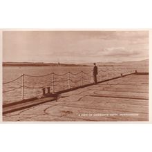 Boat Watching At Cromarty Firth Real Photo Postcard