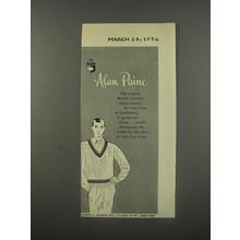 1956 Alan Paine Tennis Sweater Advertisement