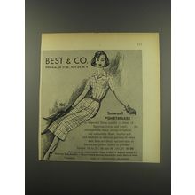 1956 Best & Co. Dress Ad - Tattersall Shirtmaker