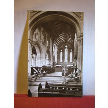 WIMBORNE MINSTER, DORSET . unused vintage postcard RP by s. f. jAMES =