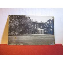 ABBOTS RIPTON HALL, HUNTINGDONSHIRE unused antique postcard =