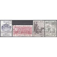 Belgique 1977 Michel 1908 - 1911 O Cote (2008) 1.55 € Série historique
