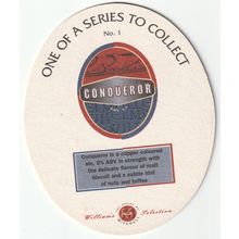 BEER MAT - MITCHELLS BREWERY - CONQUEROR - (Cat No 042) - (1997)
