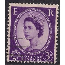 GB 1958 QE2 3d Lilac Wilding Wmk 179 SG 575 ( H1486 )
