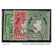 1922/1923 3 different values - #60 fine used (o) - watermark 1