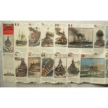 1979 Domino Famous Battleships - 16 great warships illustrated in colour