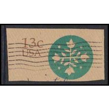 Used U572 13c American Homemaker Very Fine Cut Square Z2926