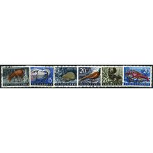 1954/1962 6 different values - cancelled - ANIMALS