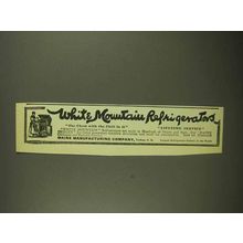 1909 White Mountain Refrigerators Ad