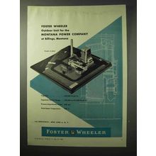 1950 Foster Wheeler Ad - Montana Power Company