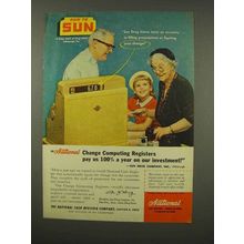 1956 National Change Computing Register Ad - Sun Drug
