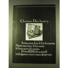 1979 Christian Dior Hosiery Ad - Some Buy For Its Name