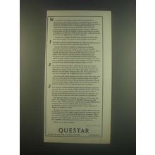 1985 Questar QM1 System Ad