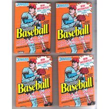 1990 Donruss baseball untampered wax pack lot of 4- Sosa, Gonzalez RC? Errors!!!