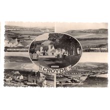 CROYDE, GEORGEHAM, DEVON used postcard 1957 postmark caravan parks... =