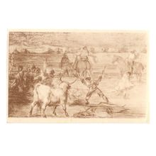 BANDERILLAS de FUEGO by Goya. unused vintage postcard =