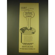 1963 HSBC Mercantile and British Bank of the Middle East Ad - Eastern Trade