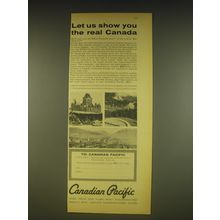 1963 Canadian Pacific Transportation Ad - Let us show you the real Canada