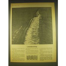 1963 United States Lines Ad - Leadership