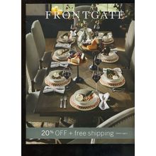 FRONTGATE Home Decor Catalog - OCT 2020 - "A SEASON TO GATHER" NEW 64pgs