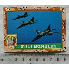 1991 Topps Desert Storm No. 36 F-111 Bombers