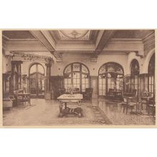 Hotel D'Harscamp Jardin d'Hiver Belgium Antique Postcard