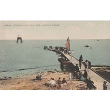 The Landing Stage at Dovercourt Bay Harwich Essex Old Postcard
