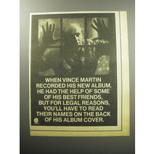 1973 Vince Martin Album Ad - When Vince Martin recorded his new album