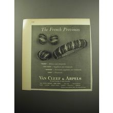 1957 Van Cleef & Arpels Jewelry Advertisement - The French provinces