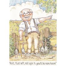 Norwich Farmer Accent Dialect Giving Directions Comic Norfolk Postcard