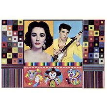 Eduardo Paolozzi An Empire Of Silly Statistics Rock'n'Roll Painting Postcard