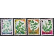 Sénégal 2001 Mi. 1934 - 1937 Plantes médicinales Medical Plants Flore Flora