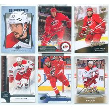 Justin Faulk 14x card lot incl Insert
