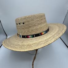 Elegante De Lujo Straw Hat Size 7 3/8 Mexico 59 Unisex Great Cond