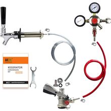 BACOENG 1-Tap Kegerator Kit, Complete Beer Tap Kit for Refrigerator with Stainle