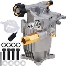 Biswing Pressure Washer Pump, 3/4" Shaft Horizontal Axial Plunger, 3400 PSI Max,