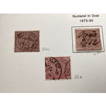 ICOLLECTZONE Germany 36, 36a, 36b VF used CV $195