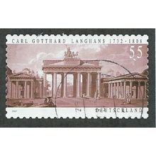 GER 2007 55c (S/A) 'CARL GOTTHARD LANGHANS' FINE USED (EBID51-283)
