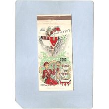 New Jersey Paulsboro Matchcover Seasons Greetings From The First National ~3304