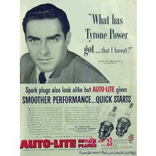 AUTO LITE SPARK PLUGS 1953 James Kerrigan Bronx NY car vintage ad