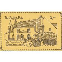 Snape Suffolk The Plough & Sail Wicca Witch Pub Inn Rare Limited 100 Postcard